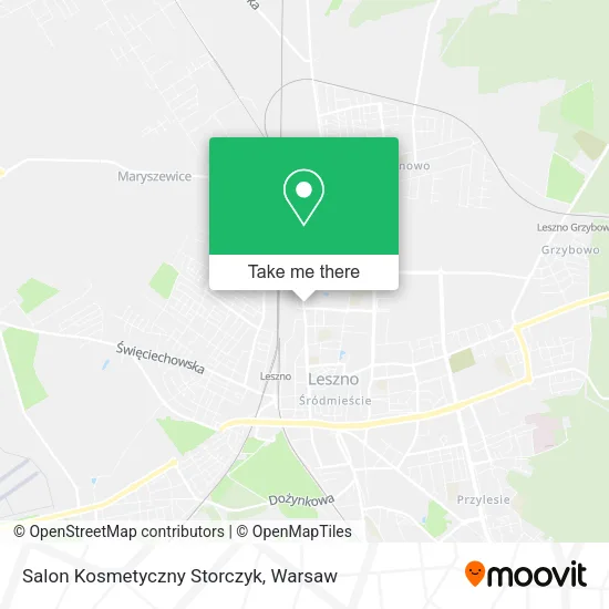 Карта Salon Kosmetyczny Storczyk