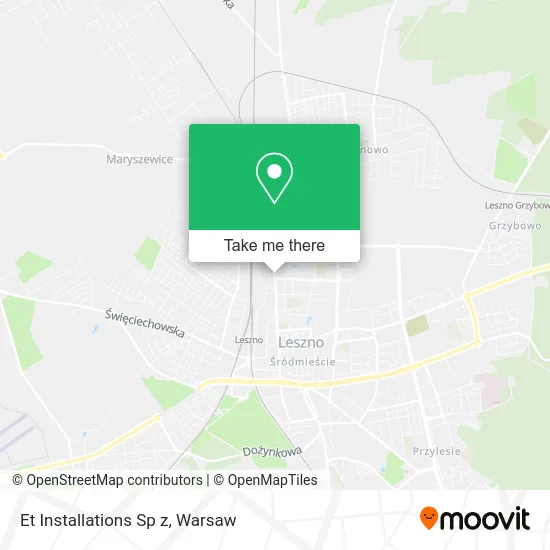 Карта Et Installations Sp z