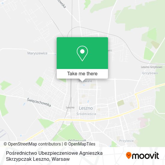 Pośrednictwo Ubezpieczeniowe Agnieszka Skrzypczak Leszno map