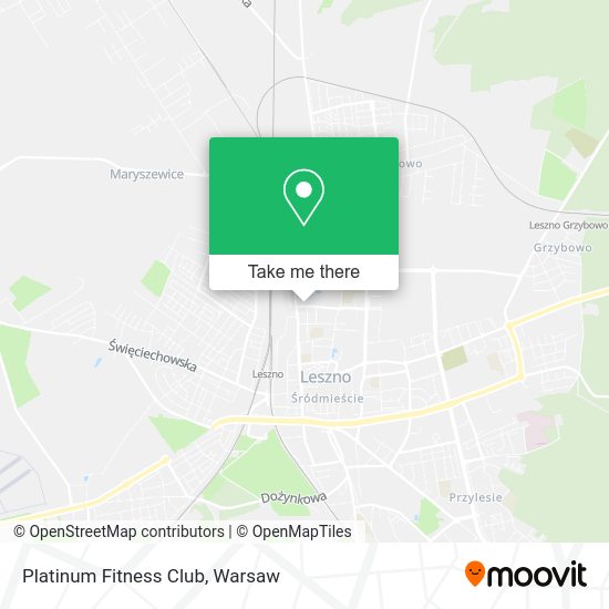 Platinum Fitness Club map