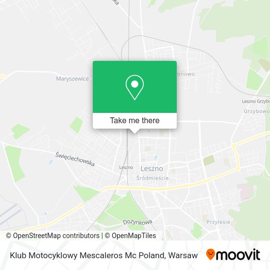 Klub Motocyklowy Mescaleros Mc Poland map