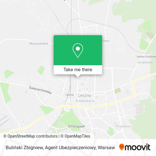 Buliński Zbigniew, Agent Ubezpieczeniowy map