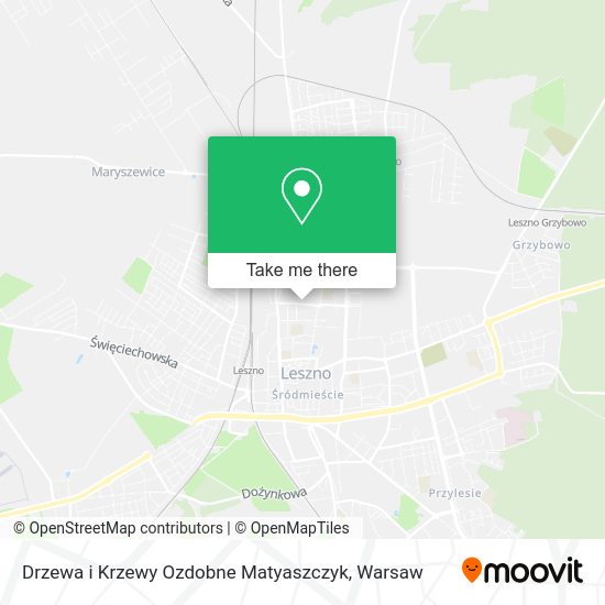 Drzewa i Krzewy Ozdobne Matyaszczyk map