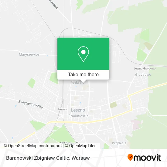 Карта Baranowski Zbigniew Celtic