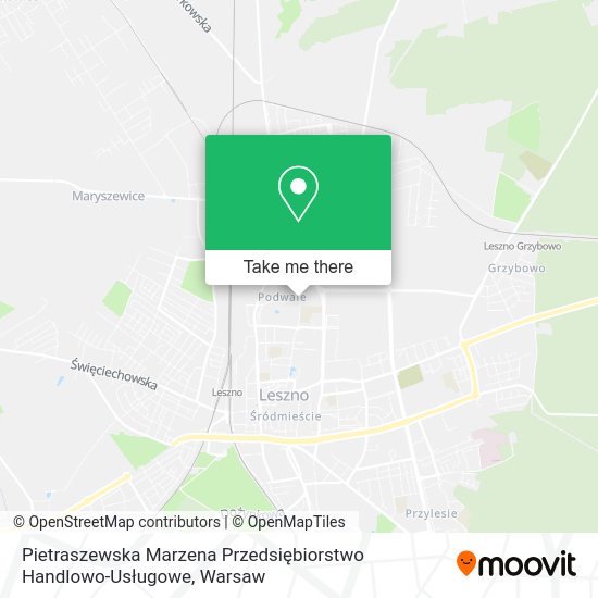 Pietraszewska Marzena Przedsiębiorstwo Handlowo-Usługowe map