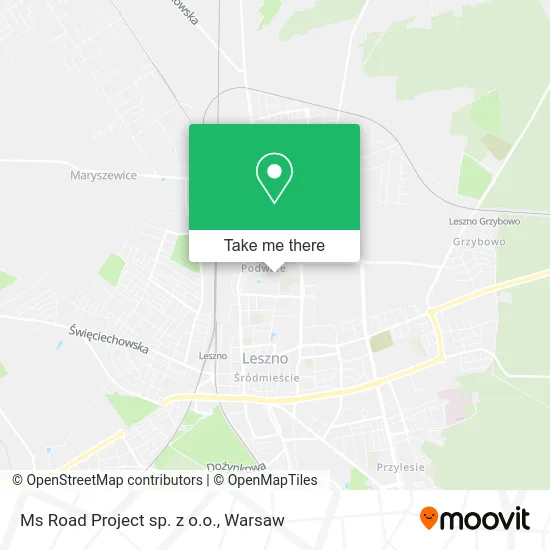 Карта Ms Road Project sp. z o.o.