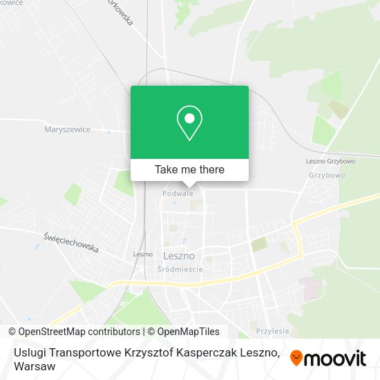 Uslugi Transportowe Krzysztof Kasperczak Leszno map