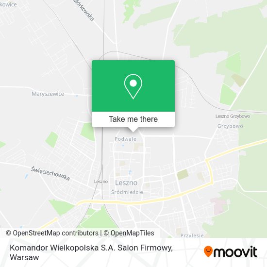 Komandor Wielkopolska S.A. Salon Firmowy map