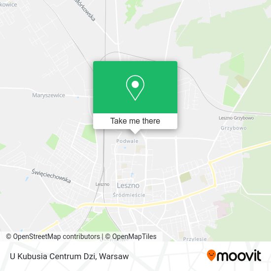 U Kubusia Centrum Dzi map