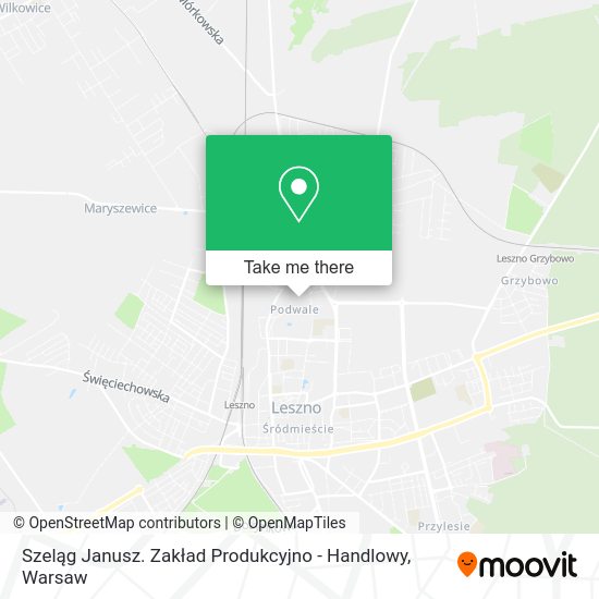 Szeląg Janusz. Zakład Produkcyjno - Handlowy map