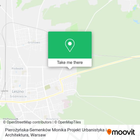 Pierożyńska-Semenków Monika Projekt Urbanistyka i Architektura map