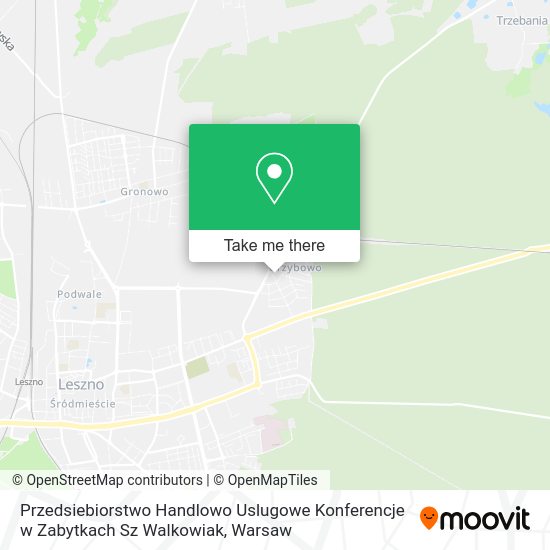 Przedsiebiorstwo Handlowo Uslugowe Konferencje w Zabytkach Sz Walkowiak map