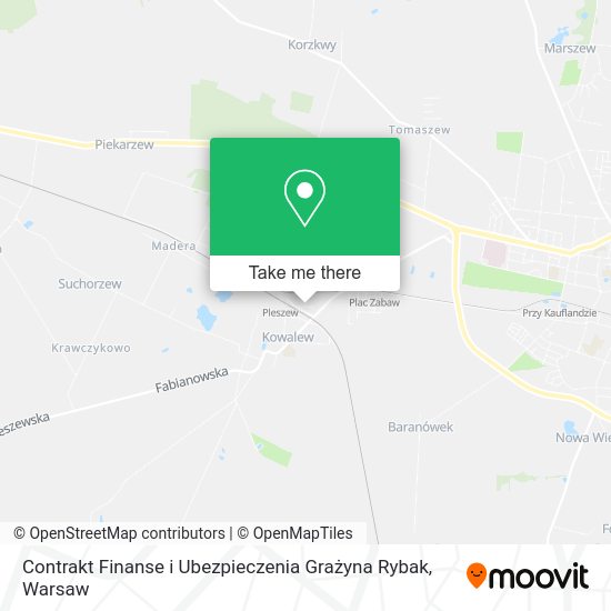 Contrakt Finanse i Ubezpieczenia Grażyna Rybak map