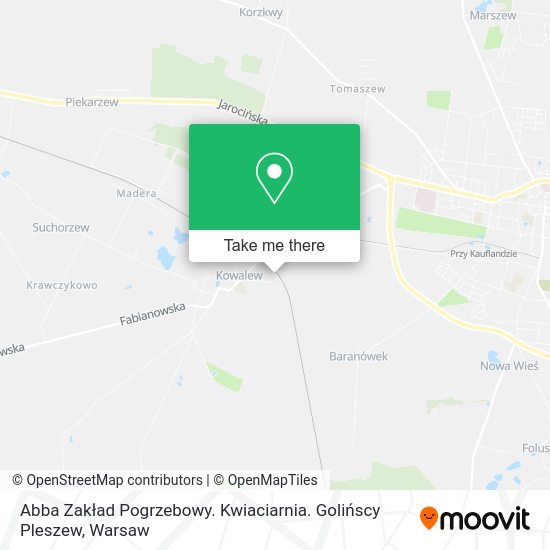 Abba Zakład Pogrzebowy. Kwiaciarnia. Golińscy Pleszew map