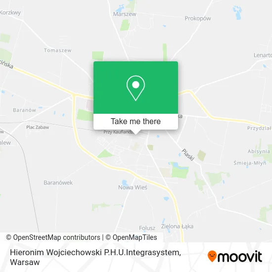 Карта Hieronim Wojciechowski P.H.U.Integrasystem