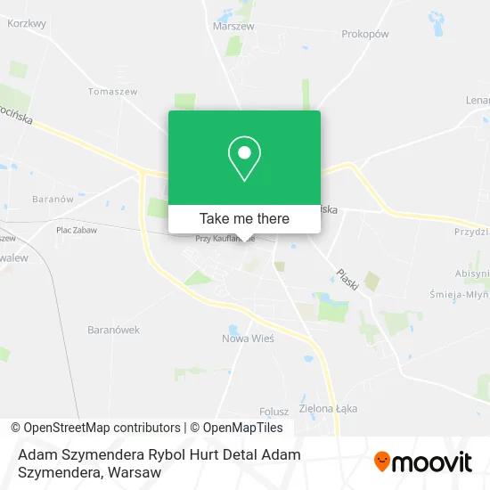 Карта Adam Szymendera Rybol Hurt Detal Adam Szymendera