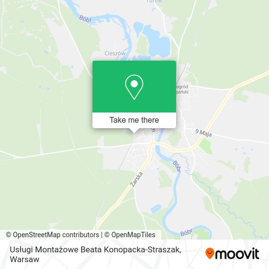 Usługi Montażowe Beata Konopacka-Straszak map