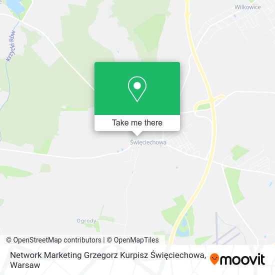 Network Marketing Grzegorz Kurpisz Święciechowa map