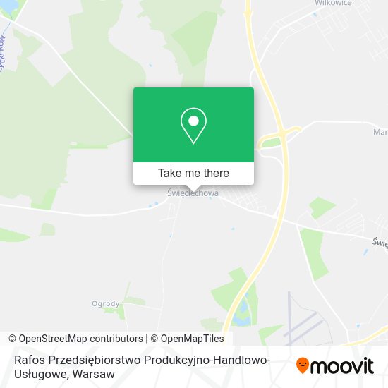 Rafos Przedsiębiorstwo Produkcyjno-Handlowo-Usługowe map