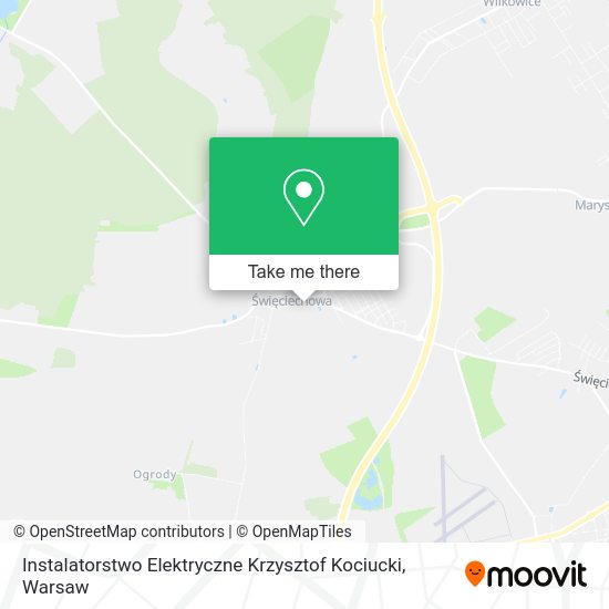 Instalatorstwo Elektryczne Krzysztof Kociucki map