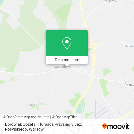 Borowiak Józefa. Tłumacz Przysięgły Jęz. Rosyjskiego map