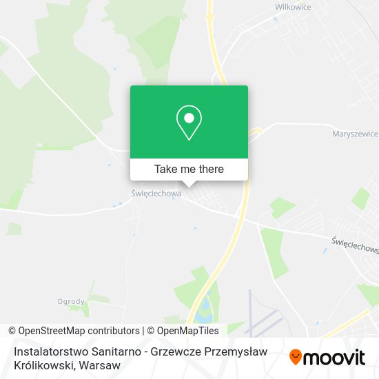 Instalatorstwo Sanitarno - Grzewcze Przemysław Królikowski map