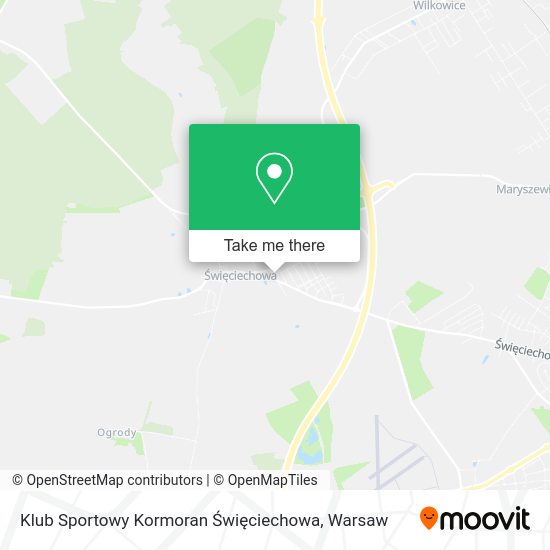 Klub Sportowy Kormoran Święciechowa map