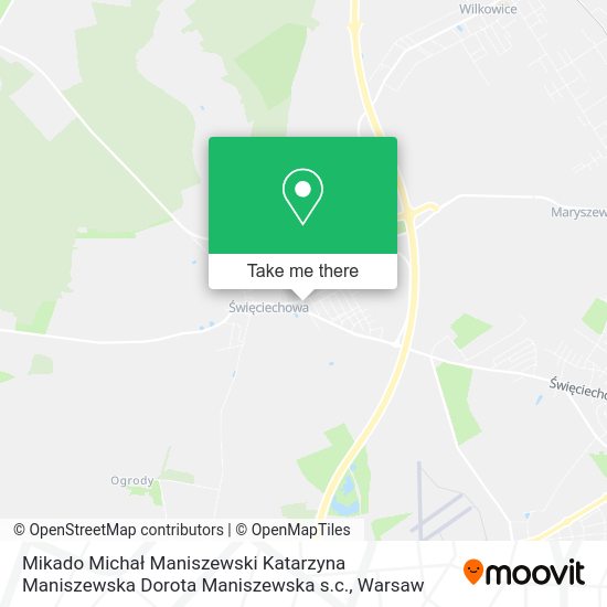 Mikado Michał Maniszewski Katarzyna Maniszewska Dorota Maniszewska s.c. map