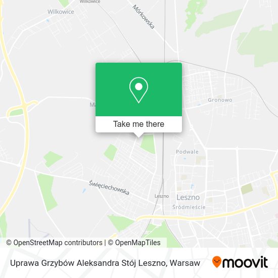 Uprawa Grzybów Aleksandra Stój Leszno map