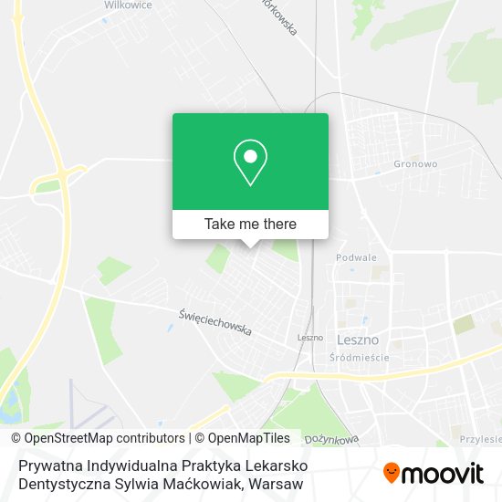 Prywatna Indywidualna Praktyka Lekarsko Dentystyczna Sylwia Maćkowiak map