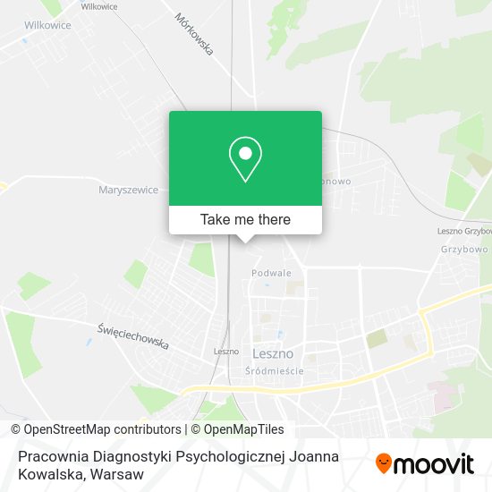 Карта Pracownia Diagnostyki Psychologicznej Joanna Kowalska