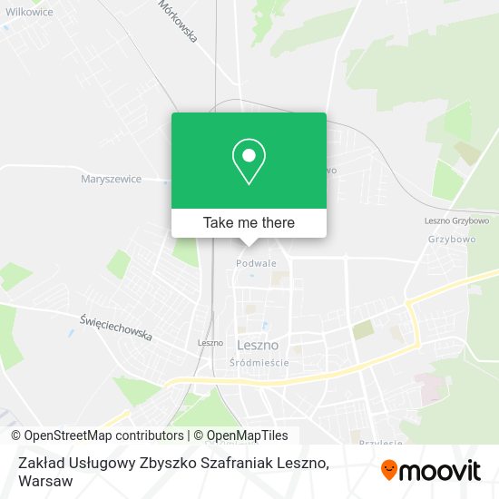 Zakład Usługowy Zbyszko Szafraniak Leszno map