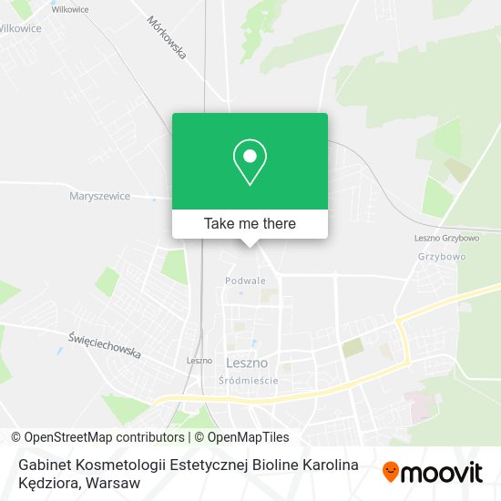 Gabinet Kosmetologii Estetycznej Bioline Karolina Kędziora map