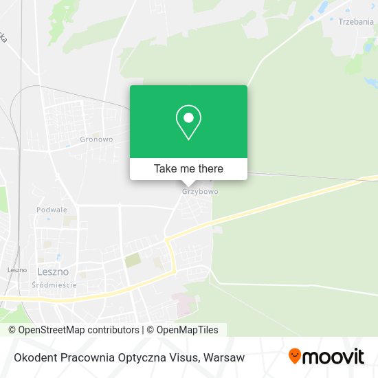 Okodent Pracownia Optyczna Visus map