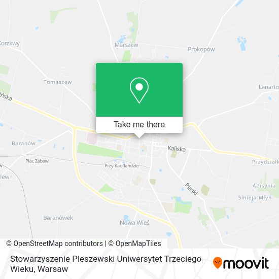 Stowarzyszenie Pleszewski Uniwersytet Trzeciego Wieku map