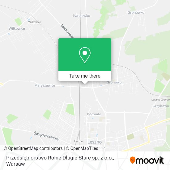 Przedsiębiorstwo Rolne Długie Stare sp. z o.o. map