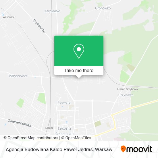 Agencja Budowlana Kaldo Paweł Jędraś map