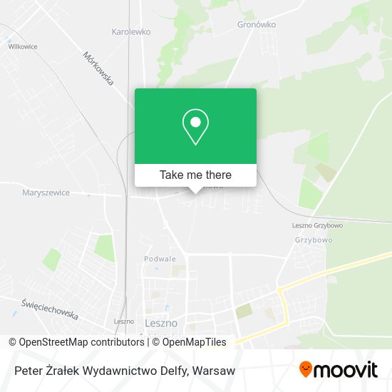 Peter Żrałek Wydawnictwo Delfy map