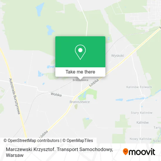Карта Marczewski Krzysztof. Transport Samochodowy