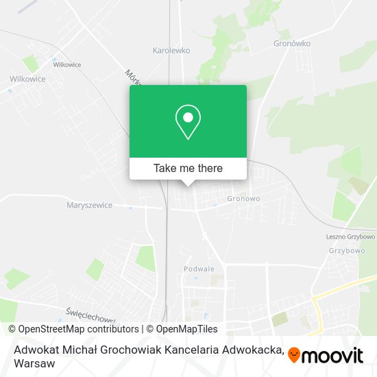 Adwokat Michał Grochowiak Kancelaria Adwokacka map