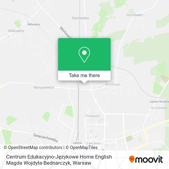 Centrum Edukacyjno-Językowe Home English Magda Wojdyła-Bednarczyk map