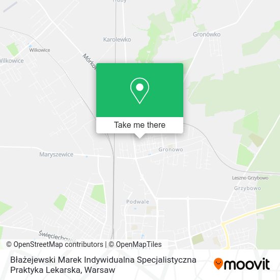 Błażejewski Marek Indywidualna Specjalistyczna Praktyka Lekarska map