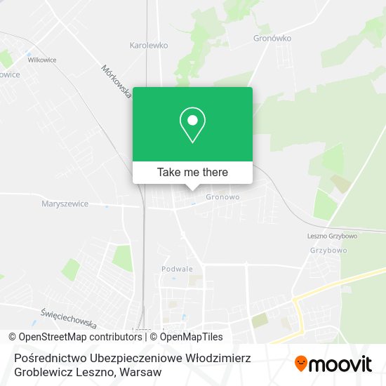 Pośrednictwo Ubezpieczeniowe Włodzimierz Groblewicz Leszno map