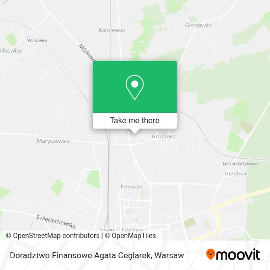 Doradztwo Finansowe Agata Ceglarek map