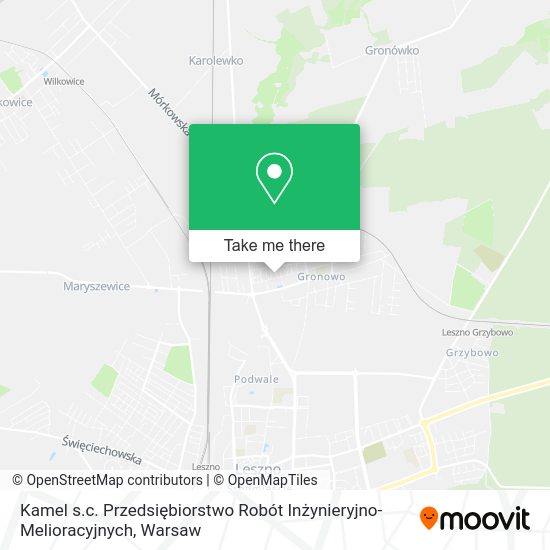 Kamel s.c. Przedsiębiorstwo Robót Inżynieryjno-Melioracyjnych map