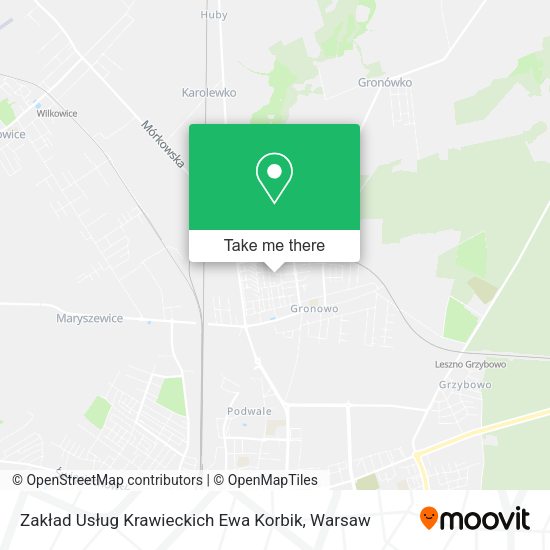 Zakład Usług Krawieckich Ewa Korbik map