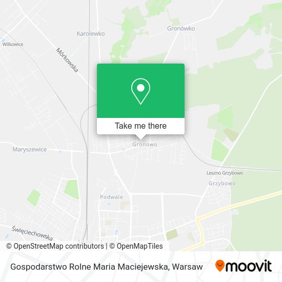 Gospodarstwo Rolne Maria Maciejewska map