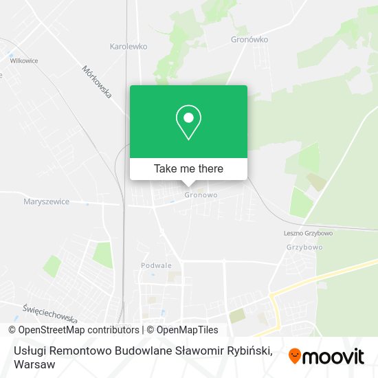 Usługi Remontowo Budowlane Sławomir Rybiński map