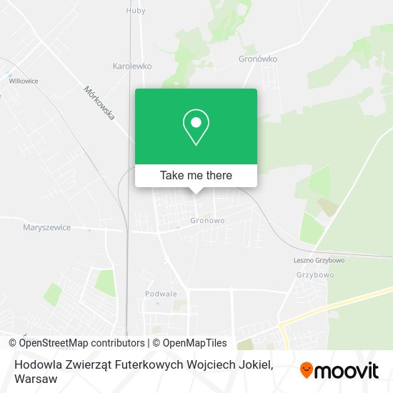 Hodowla Zwierząt Futerkowych Wojciech Jokiel map