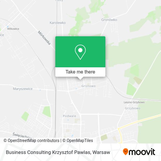 Business Consulting Krzysztof Pawlas map